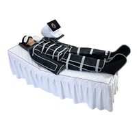 Appareil de pressothérapie portable, 24 coussins d'air, compression d'air, pressothérapie, équipement de massage pour la récupération des bras, des jambes et des pieds