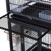 Cage à oiseaux multi-niveaux grande capacité, empilable, pour canaris, cages de reproduction, cages mobiles, cages de reproduction pour pigeons, perroquets, vente