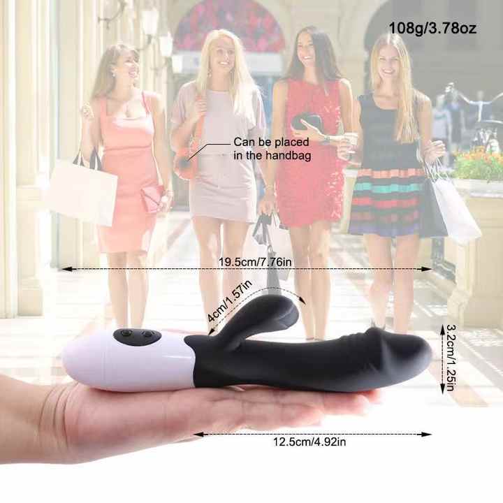 Silicone Lesbian Battery Thrusting Telescopic Sucking Rotation Dildo ...