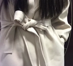 Cappotto <span class=keywords><strong>Trench</strong></span> da <span class=keywords><strong>Donna</strong></span> Autunno <span class=keywords><strong>Inverno</strong></span>, Collo Rovesciato, Maniche Lunghe, Stile Coreano, Casual, Slim Fit, con Bottoni e Cintura - Product Image 5