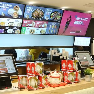 43นิ้ว700nits เมนูดิจิตอลโฆษณาแขวนผนังร้านอาหารแสดงผล LCD - Product Image 4