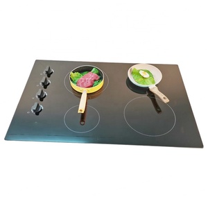 Table de cuisson infrarouge en céramique haute luminosité à double anneau, avec protection contre les surcharges, minuterie et verrouillage à clé, qualité supérieure, prix usine - Product Image 1
