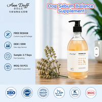 Esens Penyeimbang Sebum Anjing Formula Alami Serum Pengontrol Minyak untuk Perawatan Kulit dan Bulu Anjing Logo Kustom