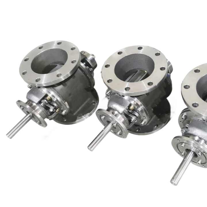 Rotary Feeder Rotary Airlock Valve Stainless Steel Gas Electric Control