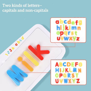 Giochi Educativi <span class=keywords><strong>con</strong></span> Flashcard: Lettere, <span class=keywords><strong>Parole</strong></span>, Giochi di Ortografia, Giocattoli per l'Apprendimento della Lettura, Giochi Prescolari di Abbinamento Lettere - Product Image 4