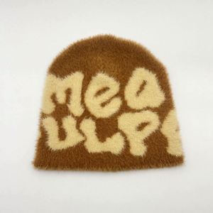 Vente en gros de bonnets personnalisés en mohair jacquard brodés en 3D, imprimés, style Y2K, pour les entreprises - Product Image 3