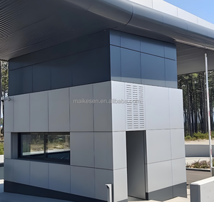 Pvdf涂层银灰色外墙立面装饰复合板ACP Alucobond铝板 - Product Image 3