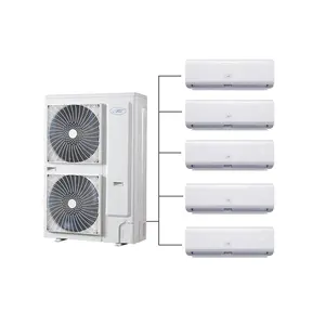 With 12000btu wall mounted indoor units mini VRF air conditioning system HVAC