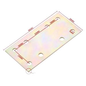 Pièce de connexion plate 4x8 en acier laminé à froid plaqué, support de meuble durable, connecteur de support d'étagère - Product Image 5