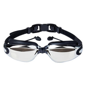 Gafas de Natación Antivaho con Lentes de PC, Banda de Silicona Universal y Lentes Espejo Electrochapadas - Product Image 1