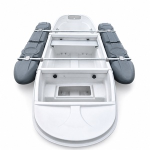 Bateau Pliable en Fibre de Verre de Haute Qualité 3,15M/3,3M, Petit Bateau Rigide Portable <span class=keywords><strong>pour</strong></span> la Pêche - Product Image 1