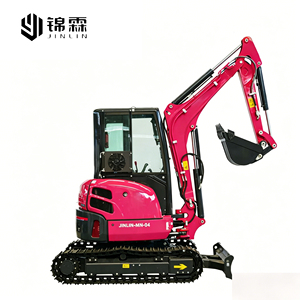 Miniexcavadora de 3.5 Toneladas con Giro Cero de Cola, Cabina Cerrada, Motor Kubota, EPA Tier 4, Pequeña Excavadora de Orugas para Granjas en EE. UU. - Product Image 1