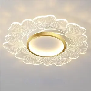 Thiết Kế Sáng Tạo Acrylic Trong Suốt Hình Dạng Hoa Phòng Khách Phòng Ăn Sao Ánh Sáng Trần Ấm Cúng LED Trần Phòng Ngủ Đèn - Product Image 1