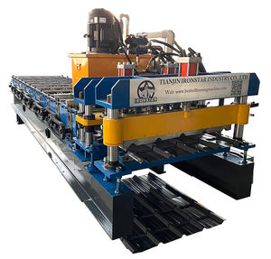 Machine de formage de rouleaux de tuiles émaillées 840, machine de fabrication de toits en tuiles à étages - Product Image 1