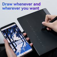 Tablette graphique sans fil DigiDraw TW610 16384 niveaux BT5.0 pour PC/Mac/Android – Idéale pour les designers