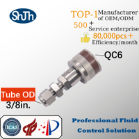 Raccord de plomberie à raccord rapide haute pression femelle à ferrule forgée Swagelok Type 316SS 50 mm pour applications chimiques, pétrolières et gazières
