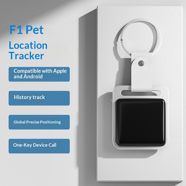 GPS Precise Positioning Tracker Ultra Light Plastic IP65 Waterproof Long Battery Life No SIM Card Required for Keys Wallet Bag