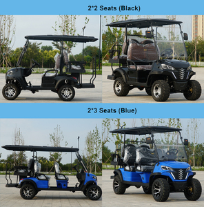 รถกอล์ฟไฟฟ้า6ที่นั่งรถเข็นหรูหรา4x4 72โวลต์รถกอล์ฟผลิตจากจีน - Product Image 3