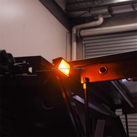 GNSOURCE DC10-30V 5000K Lumière de travail LED IP67 à lumière du jour - Contrôle par interrupteur à intensité variable CRI 85 Noir pour barres de toit et auvents de camping-cars