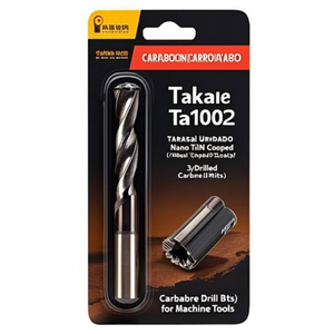 Foret universel en carbure Ttake Ta1002, revêtement Nano TiAlN, forets en carbure 3xD - Product Image 2