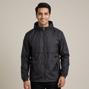 Wholesale Windbreaker Jackets Coaches Jackets <b>Men's</b> <b>Raincoats</b> - Product Image 1