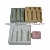 Insert en pulpe moulé sur mesure à compartiments multiples, grille séparatrice pour emballage intérieur de boîtes cosmétiques, d'outils et de cadeaux