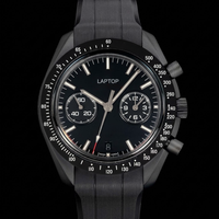Montre de luxe haut de gamme pour homme, design sportif, hip-hop, boîtier en céramique, verre saphir, superluminescent, automatique