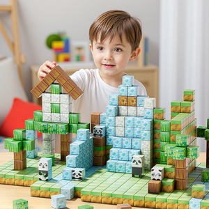 Onshine 106 Piezas Bloques <span class=keywords><strong>de</strong></span> Construcción Magnéticos <span class=keywords><strong>de</strong></span> 2 cm Tema <span class=keywords><strong>de</strong></span> Bases Militares Juguetes para Niños ASTM CE - Product Image 2