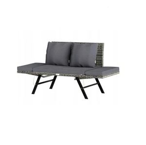 [BeNK] ม้านั่งพับได้หวายเทียม PE ขายดี สำหรับใช้งานกลางแจ้ง ริมชายหาด ระเบียง สวน สนามหญ้า เฟอร์นิเจอร์หวายเทียม PE - Product Image 5