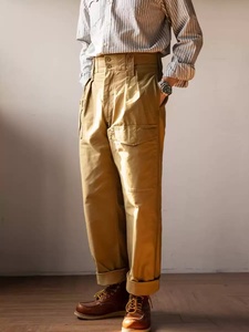 Pantalon en <span class=keywords><strong>jean</strong></span> pour homme HaiYao 2026, style cargo fuselé taille haute avec revers ajustables - Product Image 4
