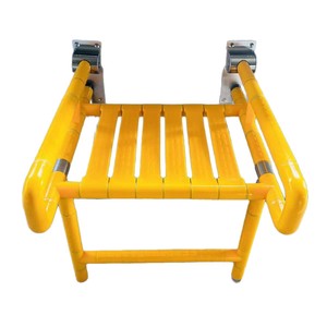 Chaise de douche Oren en acier inoxydable, pliable, antidérapante, pour personnes âgées et enfants, utilisation dans la salle de bain - Product Image 1