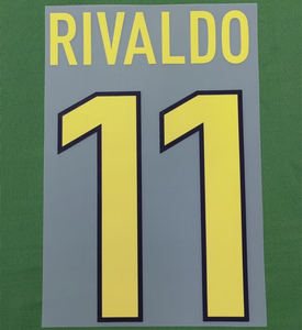 Número Estampado en Caliente de Guardiola Rivaldo del Barcelona 1998 1999 - Product Image 4