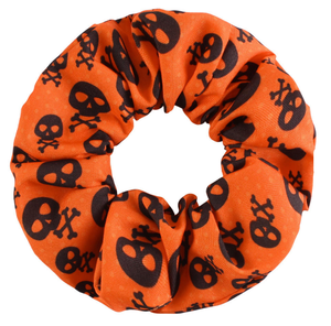 Chouchou pour cheveux d'Halloween : Citrouille effrayante, Fantômes, Chauve-souris, Araignée, Squelette. Accessoire de coiffure, Ornement d'Halloween, Cadeau personnalisé. - Product Image 5