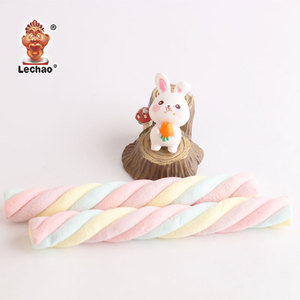 Guimauves colorées torsadées longues en vrac, marque privée, halal, bonbons doux, fabricants de confiseries - Product Image 3