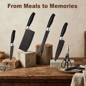 6 Pieces Cooking Kitchen Cutlery <b>Set</b> Kitchenware Stainless Steel Chef <b>Knife</b> <b>Set</b> Kitchen <b>Knife</b> <b>Set</b> with Elegant Box - Product Image 3