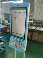 Terminal de paiement POS pour kiosque de restauration rapide en intérieur avec lecteur de codes-barres et SDK pour machine de commande automatique de hamburgers McDonald's