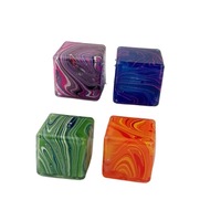 Nouveau jouet en plastique souple et fluide en forme de cube de sucre, anti-stress à rebond lent, à motifs fluides, pour 14 ans et plus