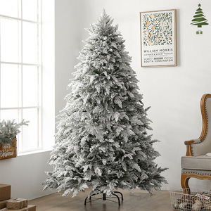 Arbre de Noël commercial d'extérieur 3m 4m, résistant aux UV, imperméable, grand arbre de Noël artificiel ignifuge pour place publique, toit - Product Image 4