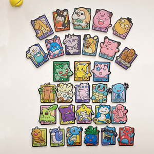 Venta al por mayor buena calidad 6*4cm Anime Pokemoned Pikachu Gengar 3D imanes de nevera acrílico imanes de nevera pegatina - Product Image 2