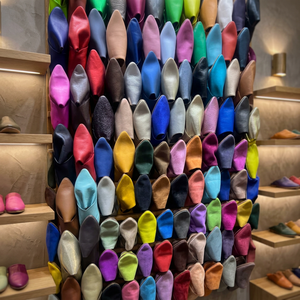 Colorful Leather <b>Shoe</b> Forms <b>Displayed</b> in Grid Pattern for Crafting and Design Use - Product Image 3