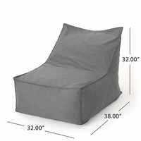 Bestbewertetes Bodensofa Flauschiges Sofa Weißes Relaxsofa für Studierzimmer und Balkon