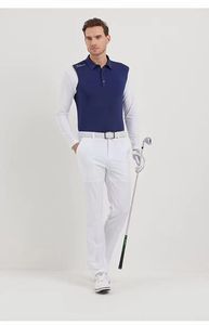 Camisa de Golf para <span class=keywords><strong>hombre</strong></span>, <span class=keywords><strong>Polo</strong></span> de <span class=keywords><strong>manga</strong></span> <span class=keywords><strong>larga</strong></span> con cremallera, camisas atléticas ajustadas de secado rápido para senderismo, 1/4 - Product Image 5