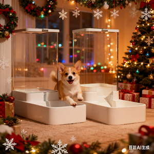 Taşınabilir Premium Evcil Hayvan Mama Kabı 3.8L Yerçekimli Su 2.1kg Mama Dağıtıcı 28.5cm Yükseklik Modern Tasarım Kolay Temizlenir Köpekler ve Kediler için - Product Image 2