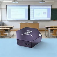 Mini PC Anbi pour la gestion des informations d'accueil et de réception des visiteurs dans les bureaux et les halls d'entreprise, système de check-in facile à utiliser