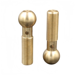 Chất Lượng Cao Brass Xoay Rắn Mặt Bích Bóng Đầu Vít Trung Quốc Fasteners' Mạ Vàng Vòng Bóng Thép Không Gỉ <span class=keywords><strong>CNC</strong></span> Gia Công - Product Image 1