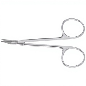 Ciseaux à double biseau Gunter 4″ (10 cm) en acier inoxydable semi-affûté à pointe nasale pour dissection du cartilage par Vaslcare - Product Image 1