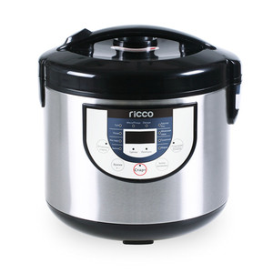 Olla Eléctrica Multifuncional Digital <span class=keywords><strong>Ricco</strong></span> de Alta Calidad, 700W, 1.8 Litros, para Cocinar Arroz - Product Image 2