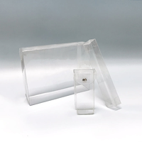Fabricant de boîte pliante en plastique PVC PET transparente personnalisée boîte d'emballage en plastique personnalisable