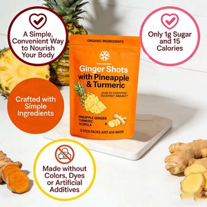 Jugo en Polvo <span class=keywords><strong>de</strong></span> Piña, Jengibre y Cúrcuma <span class=keywords><strong>de</strong></span> Fábrica, Apoya la Digestión y el Bienestar, Defensas Diarias, Promueve el Suplemento <span class=keywords><strong>de</strong></span> Jugo Integral - Product Image 6