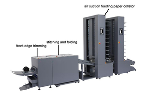 Machine de collecte de feuilles automatique <span class=keywords><strong>duplo</strong></span> 20 stations machine de collecte de papier industrielle double machine de collecte de papier A3 A4 Collecteur de papier avec agrafeuse - Product Image 2